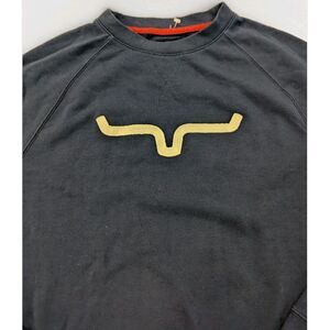 Kimes Ranch Sweatshirt Men’s Size Small Black Long Sleeve Pullover Crew Neck